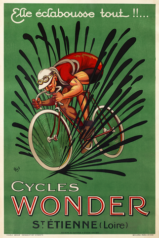 Cycles Wonder Mich Poster - MOLTENI CYCLING