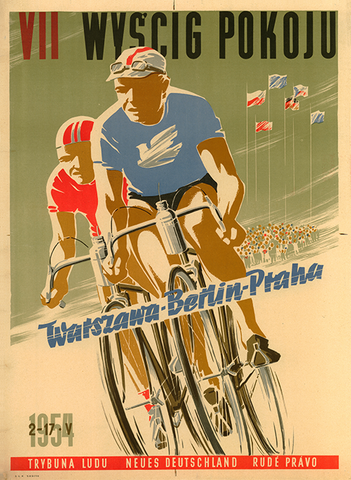 Peace Race 1954 Bicycle Poster