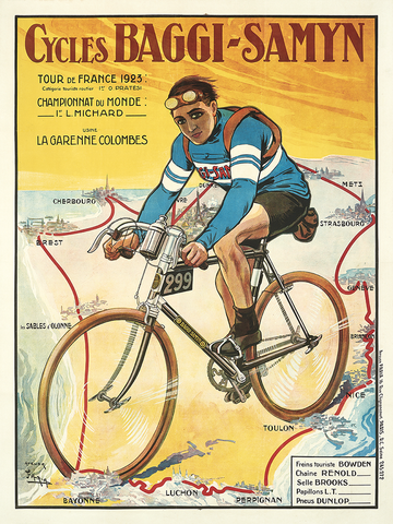Baggy-Samyn Tour De France 1923 Poster