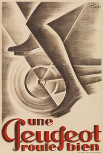 Peugeot Art Deco Poster