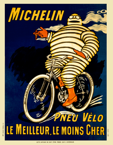 Michelin French Bicycle Poster