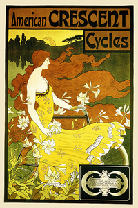 American Crescent Cycles Poster