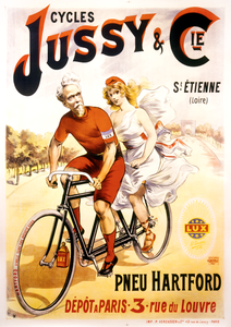 Cycles Jussy & Cie Tandem Poster
