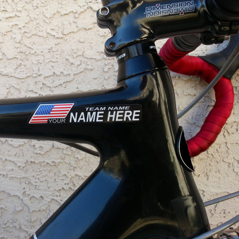 Custom Name Decals - MOLTENI CYCLING