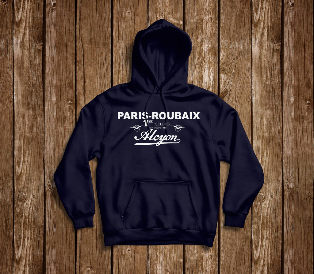 RETRO ALCYON PARIS-ROUBAIX HOODIE - MOLTENI CYCLING