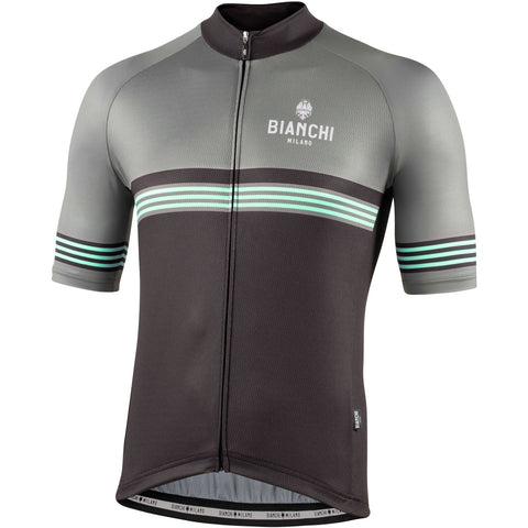 Bianchi Milano Prizzi Men's Cycling Jersey (Black / Olive) S, M, L