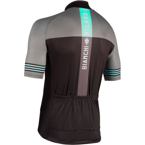 Bianchi Milano Prizzi Men's Cycling Jersey (Black / Olive) S, M, L