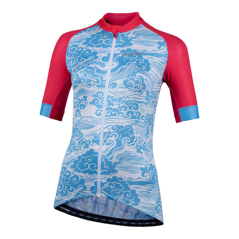 Nalini BEIJING 2008 Women's Cycling Jersey (Pink/Blue) XS, S, XL