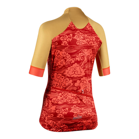 Nalini BEIJING 2008 Women's Cycling Jersey (Red/Orange) S, M