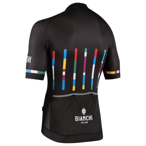 Bianchi Milano Fanaco Men's Cycling Jersey (Black) S, M, L, XL, 2XL