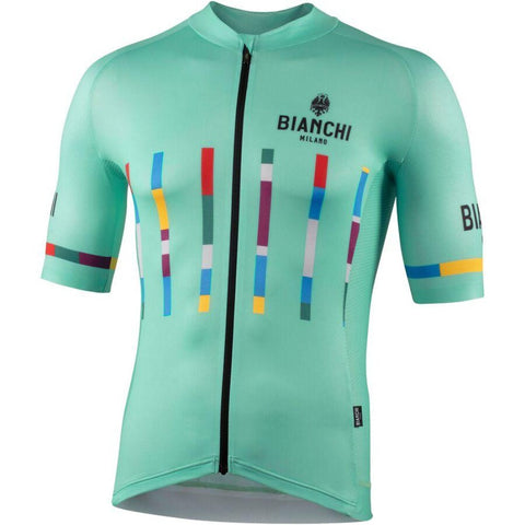 Bianchi Milano Fanaco Men's Cycling Jersey (Celeste) S, M, L, XL, 2XL