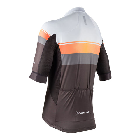 Nalini SPEED Men's Cycling Jersey (Grey/Orange/White) S, L, 3XL
