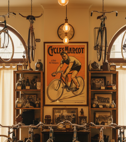 Cycles Marcot Bicycle Poster
