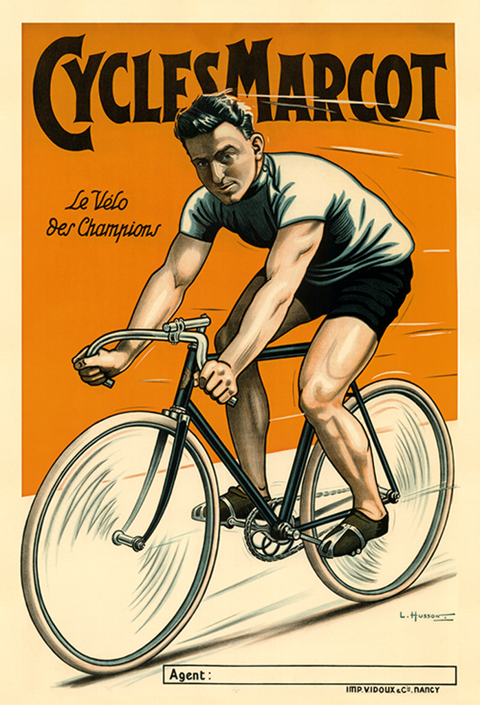 Cycles Marcot Bicycle Poster