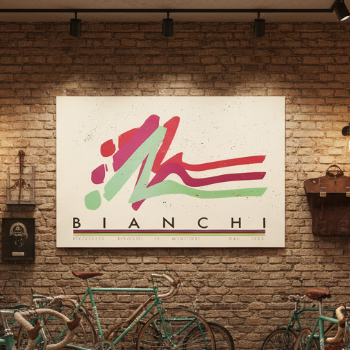 Bianchi Vintage Bicycle Poster
