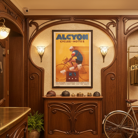 Alcyon Cycles-Motos Poster