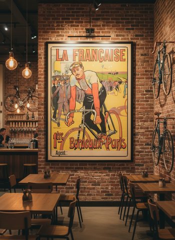 La Francaise Bordeaux-Paris Poster