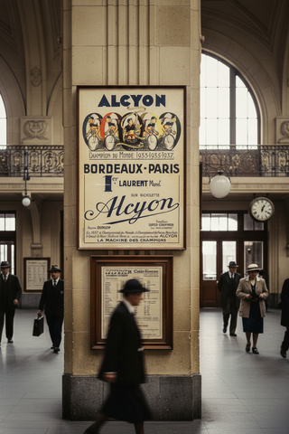 Alcyon  Bordeaux-Paris Poster