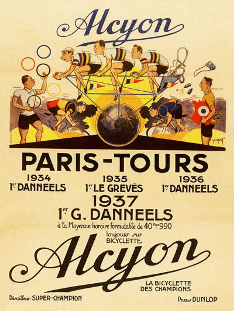 Alcyon - Paris-Tours Poster
