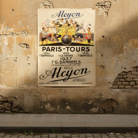 Alcyon - Paris-Tours Poster