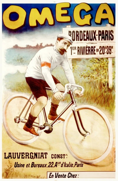 Omega Bordeaux Paris Poster