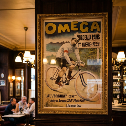 Omega Bordeaux Paris Poster