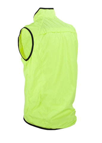 Nalini ARIA Men's Wind Vest (Neon Yellow) S-3XL