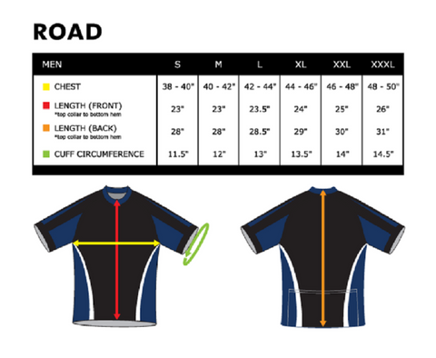 Newfoundland and Labrador Men's Cycling Jersey (S, 2XL)