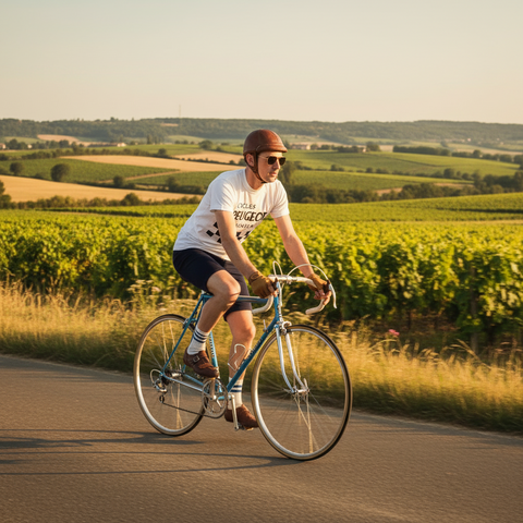 WHITE CYCLES PEUGEOT CLASSIC T-SHIRT