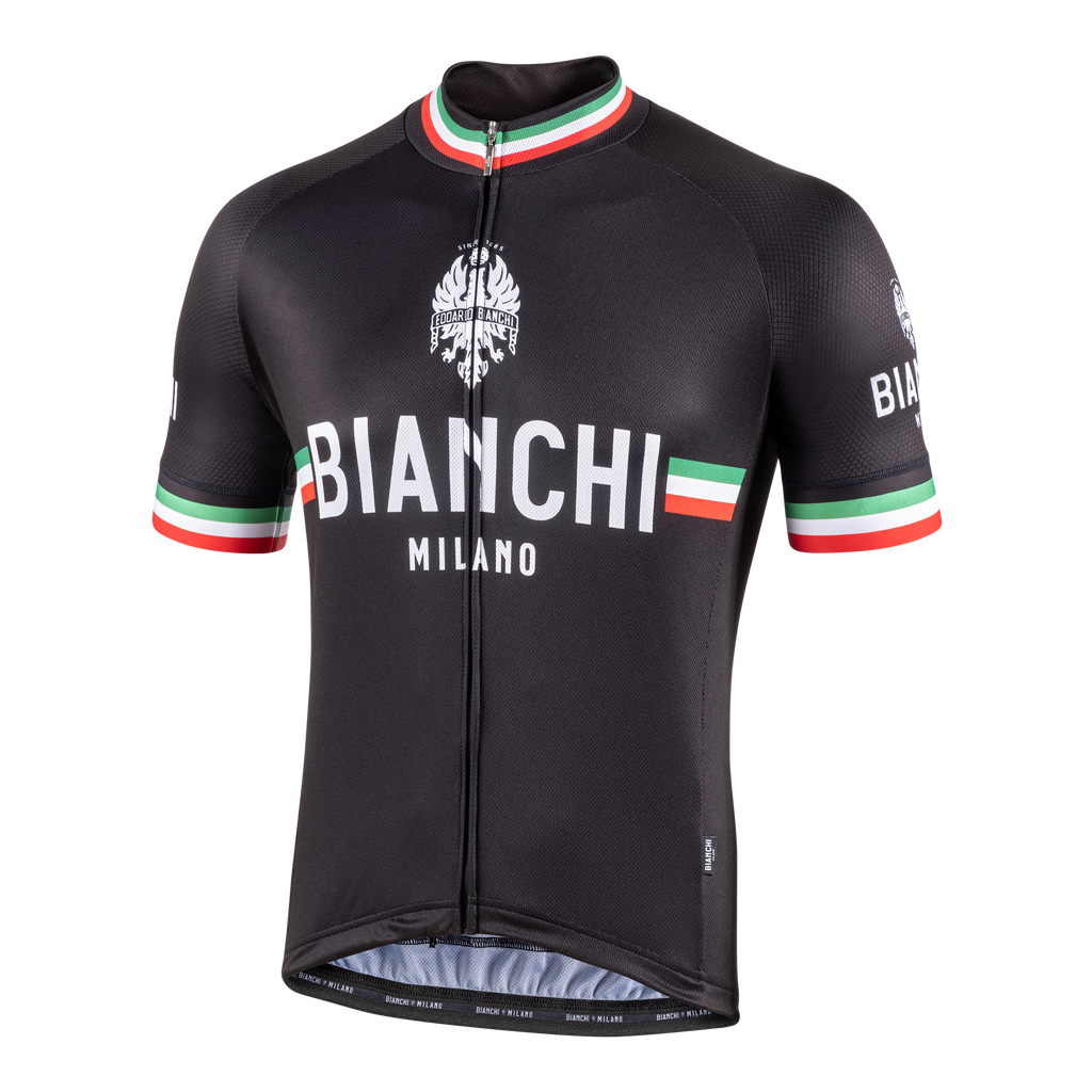 Bianchi Isalle Men's Cycling Jersey (Black) S, M, L, XL, 2XL, 3XL, 4XL