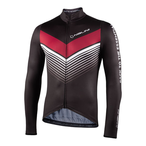 Nalini FIT Long Sleeve Men's Cycling Jersey (Black) M, 2XL, 3XL