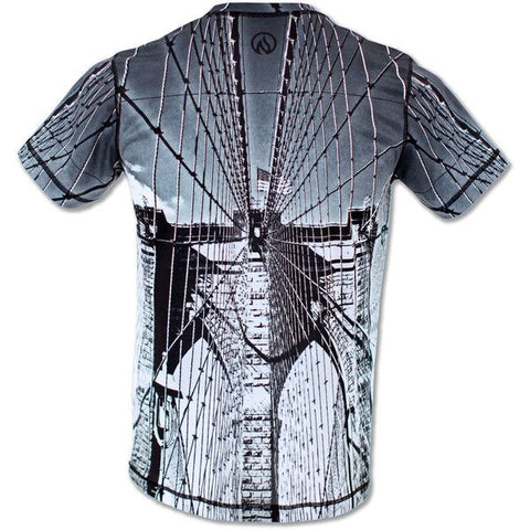 INKnBURN Men's NYC Tribute Tech Shirt (Large)