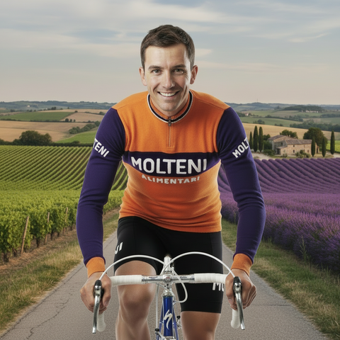 De Marchi Unveils the First Authentic Molteni Replica Jersey De Marchi Unveils the First Authentic Molteni Replica Jersey