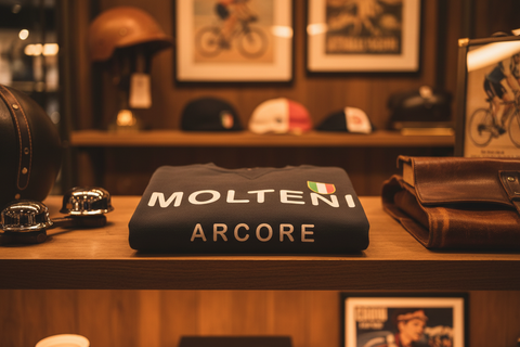 MOLTENI ARCORE BLACK CLASSIC SWEATSHIRT