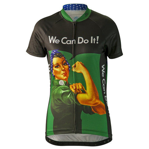 Rosie the Riveter Women's Cycling Jersey (S, M, XL, 2XL)