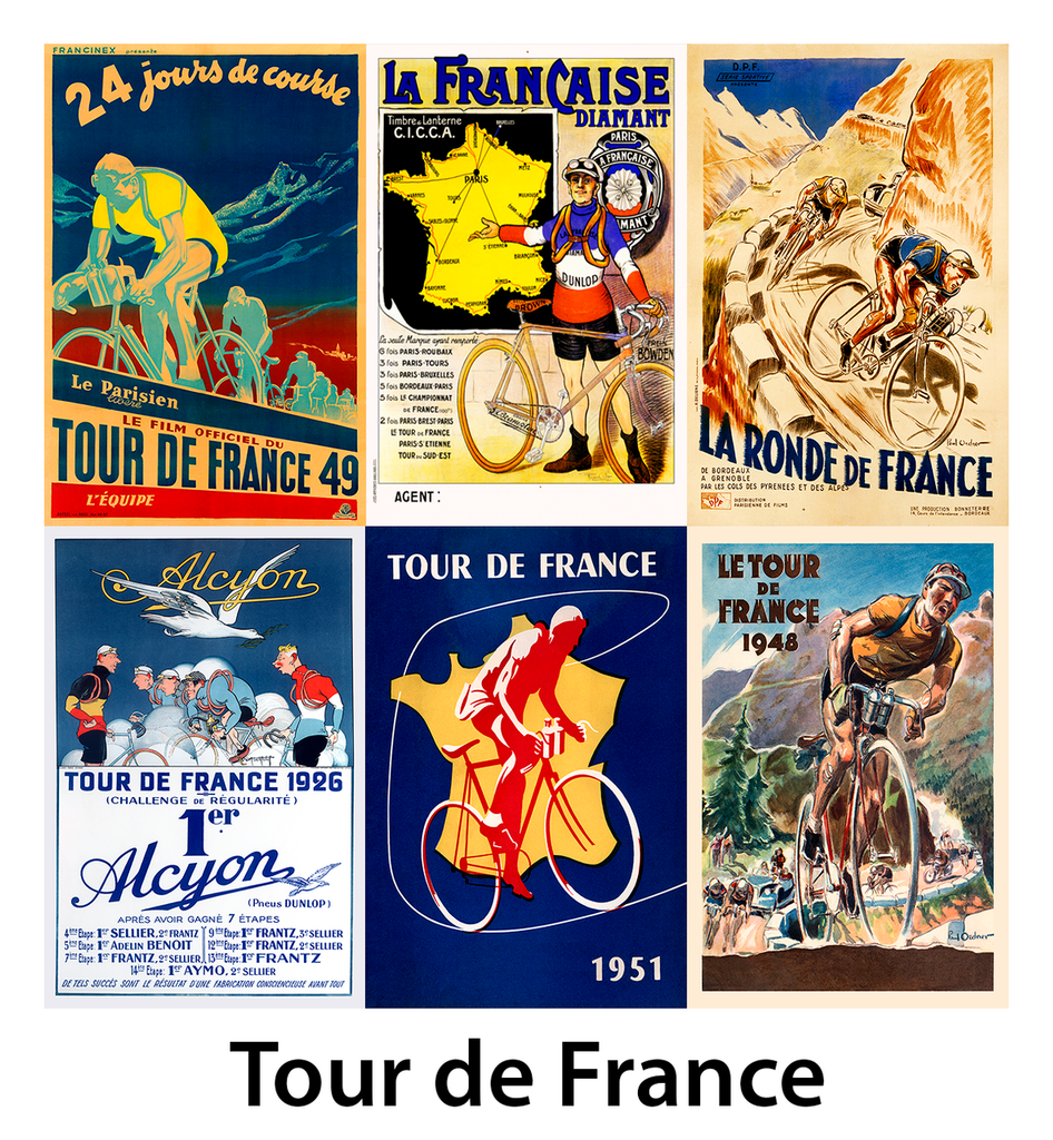 Tour de France Set of 6