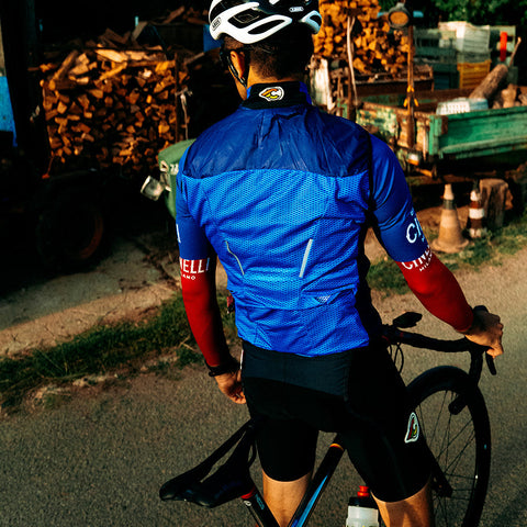 Cinelli Supercorsa Men's Windproof Vest (Blue) S-3XL