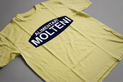 YELLOW MOLTENI ALIMENTARI CLASSIC T-SHIRT - MOLTENI CYCLING