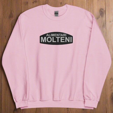 EMBROIDERED PINK MOLTENI SWEATSHIRT