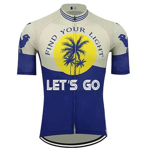 Find Your Light - Let's Go Men's Cycling Jersey