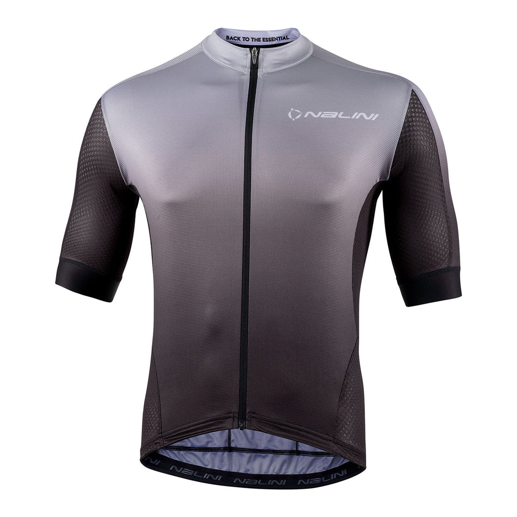 Nalini BAS SPEED Men's Cycling Jersey (Black/Grey) 2XL