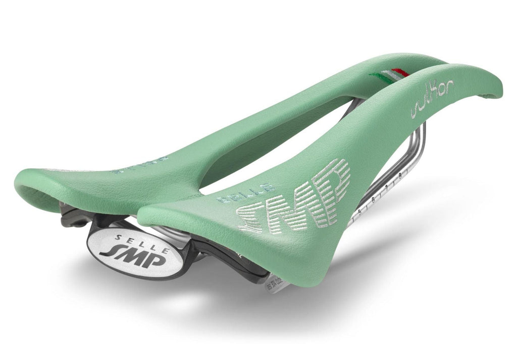Selle SMP Vulkor Saddle with Steel Rails (Celeste)