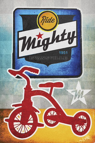 Mighty Bicycles Print