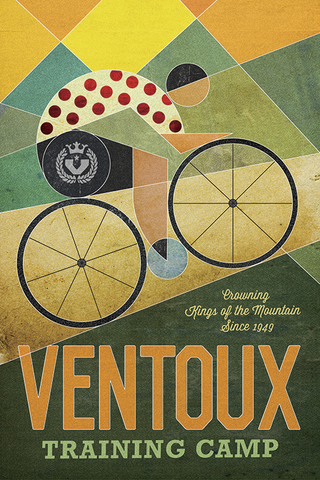 Ventoux Training Camp Print - MOLTENI CYCLING