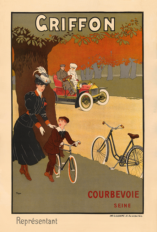 Cycles Griffon II Poster - MOLTENI CYCLING