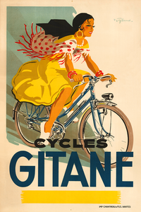 Cycles Gitane Poster - MOLTENI CYCLING