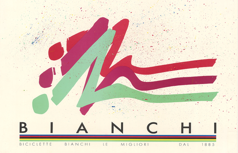 Bianchi Vintage Bicycle Poster - MOLTENI CYCLING