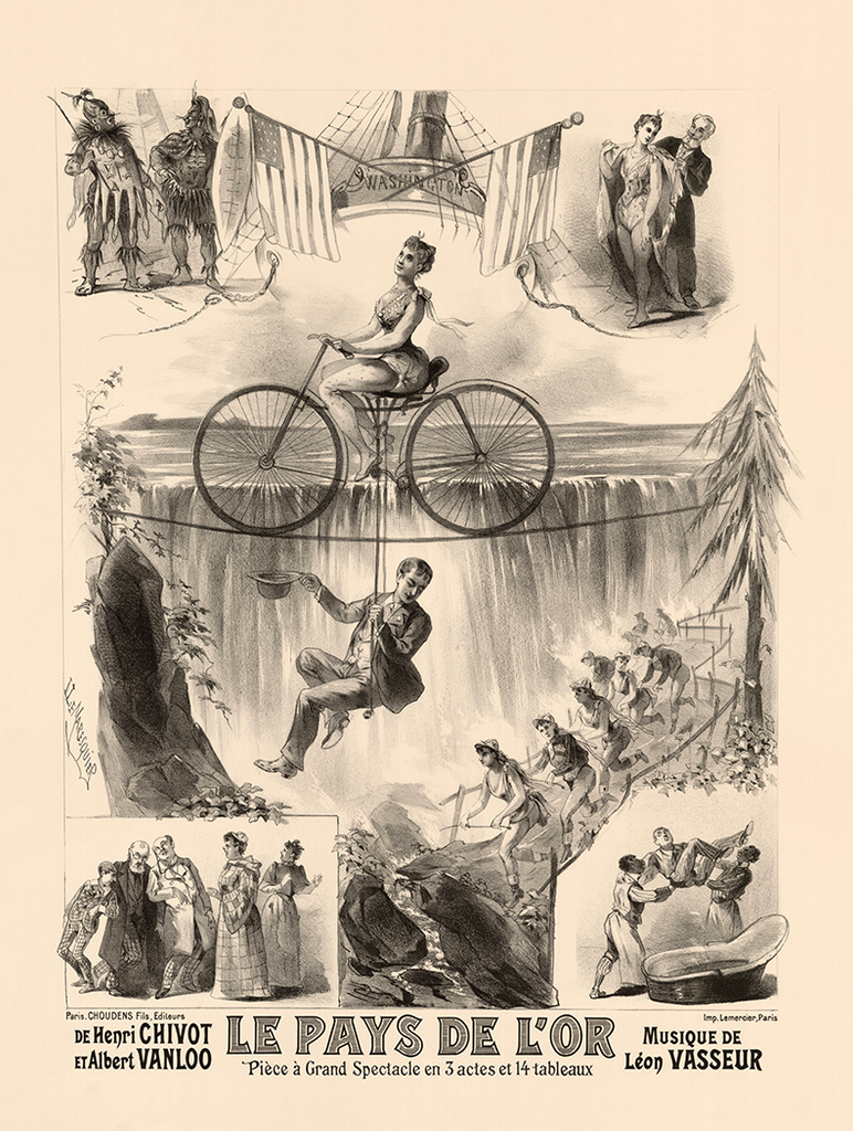 Pays de L'Or Vintage Bicycle Poster - MOLTENI CYCLING