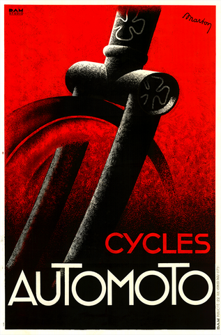 Cycles Automoto Poster - MOLTENI CYCLING