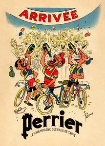 Perrier Bicycle Poster